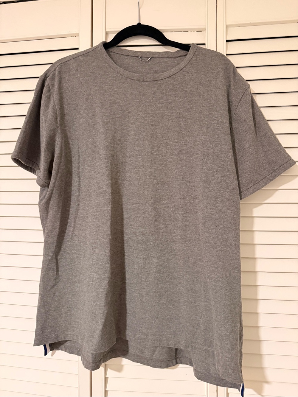 Kit and Ace Men's Heather Grey Short Sleeve Crewneck T-Shirt